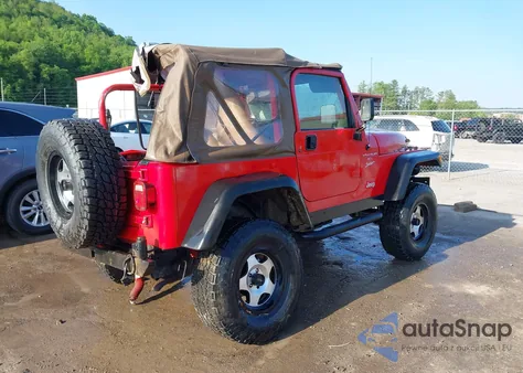 2001 Jeep Wrangler Sport from USA, damaged, VIN 1J4FA49S61P344664